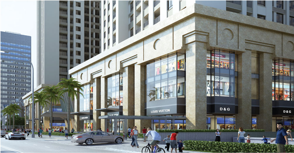 Tầng thương mại chung cư Home City - 177 Trung Kính