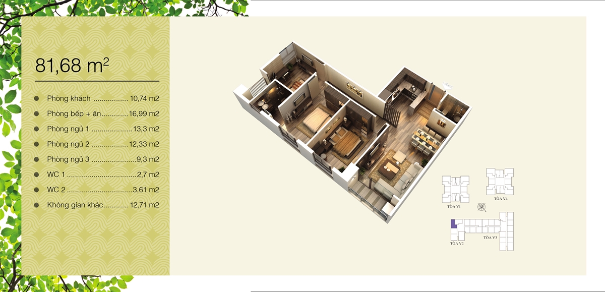 Mặt bằng Home City - 177 Trung Kính